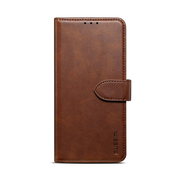 Allytechgroup Wallet Case for Samsung Galaxy S25, Slim PU Leather Stand Flip Stand Phone Case with Credit Card Slot Shockproof Protective Full Body Cover Bumper for Samsung Galaxy S25, Coffee