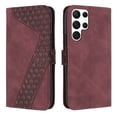 thumbnail image 1 of Allytechgroup Wallet Case for Samsung Galaxy S25 Ultra, PU Leather and TPU Bumper Full Protection Credit Card Holder Flip Book Stand Hand Strap Case for Samsung Galaxy S25 Ultra, Winered, 1 of 9