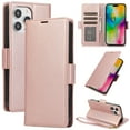 thumbnail image 1 of Allytechgroup Wallet Case for iPhone 11 Pro, RFID Blocking PU Leather Flip Stand Phone Shell with Card Holder Wrist Strap Shokcproof Protective Bumper for iPhone 11 Pro, Rosegold, 1 of 7