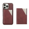 thumbnail image 1 of Allytechgroup Wallet Case for iPhone 12 Pro / 12 6.1", PU Leather Phone Case with Detachable Cards Holder Compatible with Magsafe Shockproof Protective Magnetic Back Cover for Women Men, Winered, 1 of 6