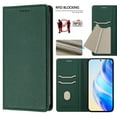 thumbnail image 1 of Allytechgroup Wallet Case for iPhone 12 Pro Max, Premium PU Leather Flip Cover Magnetic Closure Protective Stand RFID Blocking Slim Phone Case Cover for Apple iPhone 12 Pro Max, Darkgreen, 1 of 9