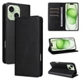 thumbnail image 1 of Allytechgroup Wallet Case for iPhone 13, Built-in Credit Card Slot RFID Blocking PU Leather Flip Stand Magnetic Closure Case Military Grade Drop Protection for iPhone 13, Black, 1 of 7