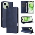 thumbnail image 1 of Allytechgroup Wallet Case for iPhone 13, Built-in Credit Card Slot RFID Blocking PU Leather Flip Stand Magnetic Closure Case Military Grade Drop Protection for iPhone 13, Darkblue, 1 of 7