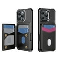 thumbnail image 1 of Allytechgroup Wallet Case for iPhone 15 with Credit Card Slot, Slim Fit PU Leather RFID Blocking Stand Phone Case Shockproof Protective Back Cover for iPhone 15 Women Men, Black, 1 of 7
