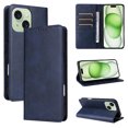 thumbnail image 1 of Allytechgroup Wallet Case for iPhone 15 Plus, Built-in Credit Card Slot RFID Blocking PU Leather Flip Stand Magnetic Closure Case Military Grade Drop Protection for iPhone 15 Plus, Darkblue, 1 of 7