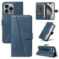 thumbnail image 1 of Allytechgroup Wallet Case for iPhone 15 Pro, Built-in Credit Card Slot & Lanyard RFID Blocking PU Leather Flip Case Shockproof Full Body Protective Cover for iPhone 15 Pro, Blue, 1 of 8