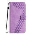 thumbnail image 1 of Allytechgroup Wallet Case for iPhone 16 Plus, PU Leather and TPU Bumper Full Protection Credit Card Holder Flip Book Stand Hand Strap Case for iPhone 16 Plus, Purple, 1 of 8