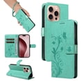 thumbnail image 1 of Allytechgroup Wallet Case for iPhone 16 Plus with Wrist Strap, Premium PU Leather Slim Flip Cover Stand Bumper Shockproof Protective Cards Slots Anti-Scratch Phone Case for iPhone 16 Plus, Mint, 1 of 11