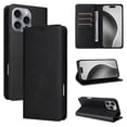 thumbnail image 1 of Allytechgroup Wallet Case for iPhone 16 Pro, Built-in Credit Card Slot RFID Blocking PU Leather Flip Stand Magnetic Closure Case Military Grade Drop Protection for iPhone 16 Pro, Black, 1 of 7