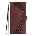 thumbnail image 1 of Allytechgroup Wallet Case for iPhone 16 Pro, PU Leather and TPU Bumper Full Protection Credit Card Holder Flip Book Stand Hand Strap Case for iPhone 16 Pro, Winered, 1 of 8