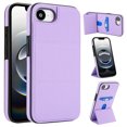 thumbnail image 1 of Allytechgroup Wallet Case for iPhone 16e with Credit Card Slot, PU Leatehr Phone Case with Stand RFID Blocking Shockproof Back Cover for iPhone 16e for Women Men, Lightpurple, 1 of 5