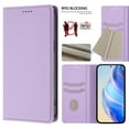 thumbnail image 1 of Allytechgroup Wallet Case for iPhone 16e, Premium PU Leather Flip Cover Magnetic Closure Protective Stand RFID Blocking Slim Phone Case Cover for Apple iPhone 16e, Purple, 1 of 9