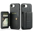 thumbnail image 1 of Allytechgroup Wallet Case for iPhone 16e with Stand, RFID Blocking Premium PU Leather Cards Holder Support Magnetic Car Phone Mount Shockproof Protective Phone Case for Women Men, Black, 1 of 9