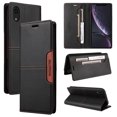 thumbnail image 1 of Allytechgroup Wallet Case for iPhone XR, Slim Lightweight PU Leather Stand Flip Phone Case with Credit Card Slot Shockproof Protective Back Cover for iPhone XR Women Men, Black, 1 of 9