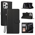 thumbnail image 1 of Allytechgroup Wallet Case for iPhone XS Max with Credit Card Slot, [RFID Blocking] Protective Shockproof PU Leather Stand Flip Cover Compatible with iPhone XS Max, Black, 1 of 9