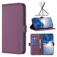 thumbnail image 1 of Allytechgroup Wallet Case for iPhone XS/X with Credit Card Slot, PU Leather Flip Case with Kickstand Military Grade Drop Protection for iPhone XS/X Women Men, Darkpurple, 1 of 7