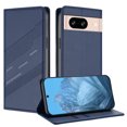 thumbnail image 1 of Allytechgroup Wallet Flip Case for Google Pixel 8 with Credit Card Slot, RFID Blocking PU Leather Slim Phone Case Shockproof Full Body Protection for Google Pixel 8, Darkblue, 1 of 10