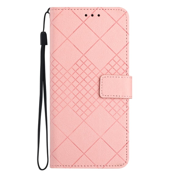 Allytechgroup Wallet Flip Case for Samsung Galaxy A36 5G, Built-in Credit Card Slot Slim Fit PU Leather Stand Phone Shell Shockproof Protective Full Body Cover Bumper for Women Men, Pink