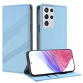 thumbnail image 1 of Allytechgroup Wallet Flip Case for Samsung Galaxy S25 Ultra with Credit Card Slot, RFID Blocking PU Leather Slim Phone Case Shockproof Full Body Protection for Samsung Galaxy S25 Ultra, Blue, 1 of 10
