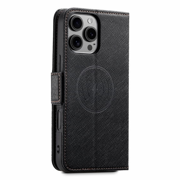 Allytechgroup Wallet Flip Case for iPhone 13 with Credit Card Slot, RFID Blocking PU Leather Stand Case Support Wireless Charging Shockproof Full Body Cover for iPhone 13, Black