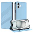 thumbnail image 1 of Allytechgroup Wallet Flip Case for iPhone 16 Plus with Credit Card Slot, RFID Blocking PU Leather Slim Phone Case Shockproof Full Body Protection for iPhone 16 Plus Women Men, Blue, 1 of 10