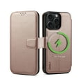 thumbnail image 1 of Allytechgroup Wallet Magsafe Case for Apple iPhone 15 Plus/ iPhone 14 Plus, Premium PU Leather Cards Slots Bumper Stand Shockproof Flip Retro Phone Case for Women Men, Pink, 1 of 8