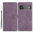 thumbnail image 1 of Allytechgroup Wallet Phone Case for Google Pixel 6 with Credit Card Slot, PU Leather Slim Lightweight Flip Case with Lanyard Shockproof Protective Bumper for Women Girls, Purple, 1 of 9