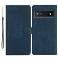 thumbnail image 1 of Allytechgroup Wallet Phone Case for Google Pixel 6 Pro with Credit Card Slot, PU Leather Slim Lightweight Flip Case with Lanyard Shockproof Protective Bumper for Women Girls, Blue, 1 of 9