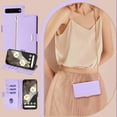 thumbnail image 1 of Allytechgroup Wallet Phone Case for Google Pixel 6 Pro, PU Leather Cards Slots RFID Blocking Flip Cover Metal Strap Hand Wrist Shockproof Stylish Case for Women Girls, Purple, 1 of 8