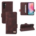 thumbnail image 1 of Allytechgroup Wallet Phone Case for Samsung Galaxy A16 5G, Built-in Credit Card Slot RFID Blocking PU Leather Flip Bumper Shockproof Protective Back Cover for Samsung Galaxy A16 5G, Brown, 1 of 9