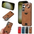 thumbnail image 1 of Allytechgroup Wallet Phone Case for Samsung Galaxy A23 4G with Stand, RFID Blocking PU Leather Shockproof Cover with Kickstand & Credit Card Slot Drop Protection for Samsung Galaxy A23 4G, Brown, 1 of 10