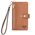 thumbnail image 1 of Allytechgroup Wallet Phone Case for Samsung Galaxy A25 5G with Lanyard, PU Leather Flip Case with Credit Card Slot Anti-Scratch Shockproof Protective Back Cover for Samsung Galaxy A25 5G, Brown, 1 of 6