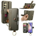 thumbnail image 1 of Allytechgroup Wallet Phone Case for Samsung Galaxy A26 5G with Credit Card Slot, PU Leather Phone Case RFID Blocking Stand Shockproof Full Body Protective Bumper for Women Girls, Midnightgreen, 1 of 10