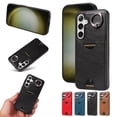 thumbnail image 1 of Allytechgroup Wallet Phone Case for Samsung Galaxy S22 with Stand, RFID Blocking PU Leather Shockproof Cover with Kickstand & Credit Card Slot Drop Protection for Samsung Galaxy S22, Black, 1 of 10