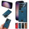 thumbnail image 1 of Allytechgroup Wallet Phone Case for Samsung Galaxy S24 Ultra with Stand, RFID Blocking PU Leather Shockproof Cover with Kickstand & Credit Card Slot Drop Protection for Samsung Galaxy S24 Ultra, Blue, 1 of 10