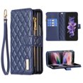 thumbnail image 1 of Allytechgroup Wallet Phone Case for Samsung Galaxy Z Fold 4, Stylish PU Leather Samsung Galaxy Z Fold 4 Case with Card Slots, Zipper Pocket & Hand Strap, Full Protective Samsung Galaxy Z Fold 4 Cover, 1 of 10