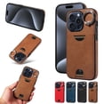 thumbnail image 1 of Allytechgroup Wallet Phone Case for iPhone 11 Pro Max with Stand, RFID Blocking PU Leather Shockproof Cover with Kickstand & Credit Card Slot Drop Protection for iPhone 11 Pro Max, Brown, 1 of 11