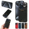thumbnail image 1 of Allytechgroup Wallet Phone Case for iPhone 12 Pro Max with Stand, RFID Blocking PU Leather Shockproof Cover with Kickstand & Credit Card Slot Drop Protection for iPhone 12 Pro Max, Black, 1 of 10