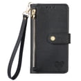 thumbnail image 1 of Allytechgroup Wallet Phone Case for iPhone 13 Mini with Lanyard, PU Leather Flip Case with Credit Card Slot Anti-Scratch Shockproof Protective Back Cover for iPhone 13 Mini, Black, 1 of 6