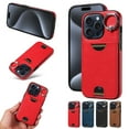 thumbnail image 1 of Allytechgroup Wallet Phone Case for iPhone 13 Pro Max with Stand, RFID Blocking PU Leather Shockproof Cover with Kickstand & Credit Card Slot Drop Protection for iPhone 13 Pro Max, Red, 1 of 9