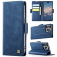 thumbnail image 1 of Allytechgroup Wallet Phone Case for iPhone 14 Pro Max with Credit Card Slot, RFID Blocking PU Leather Flip Case with Kickstand Support Wireless Charging Shockproof Bumper for Women Men, Blue, 1 of 11