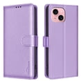thumbnail image 1 of Allytechgroup Wallet Phone Case for iPhone 15, PU Leather Flip Phone Case with Credit Card Slot & kickstand Military Grade Drop Protection Slim Shockproof Back Cover for Women Men, Purple, 1 of 8