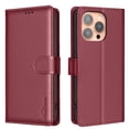 thumbnail image 1 of Allytechgroup Wallet Phone Case for iPhone 15 Pro Max, PU Leather Flip Phone Case with Credit Card Slot & kickstand Military Grade Drop Protection Slim Shockproof Back Cover for Women Men, Red, 1 of 8