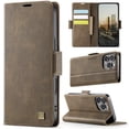 thumbnail image 1 of Allytechgroup Wallet Phone Case for iPhone 16 Pro Max with Credit Card Slot, RFID Blocking PU Leather Flip Case with Kickstand Support Wireless Charging Shockproof Bumper for Women Men, Coffee, 1 of 11