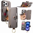 thumbnail image 1 of Allytechgroup Wallet Phone Case for iPhone XS Max with Credit Card Slot, PU Leather Phone Case RFID Blocking Stand Shockproof Full Body Protective Bumper for Women Girls, Gray, 1 of 10