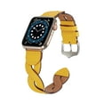 thumbnail image 1 of Allytechgroup Watch Band Compatible with Apple Watch Band 42mm 44mm 45mm 49mm iWatch Ultra/2 Series 9/8/SE/7/6/5/4/3/2/1, Braid Stylish Design Wrist Band for Women, Yellow, 1 of 7