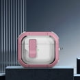 thumbnail image 1 of Allytechgroup for Airpods Pro 2nd Generation Case Cover 2024 with Keychain, Compatible with MagSafe Full Body Protective Case for Women Men, Pink, 1 of 9