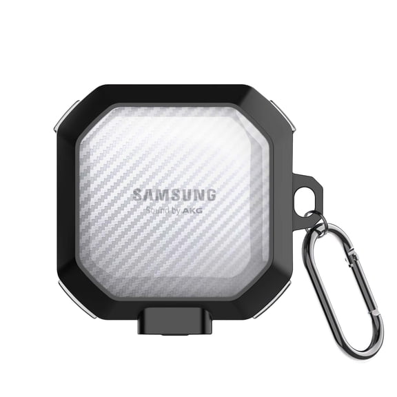 Allytechgroup for Galaxy Buds 4 Pro/ Buds 4 Case, Military Grade Shockproof Protective Cover with Carabiner & Locking Clip