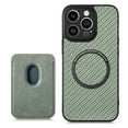 thumbnail image 1 of Allytechgroup for iPhone 13 Case with Magnetic, Wallet Case with Card Slot for Women Men Military Grade Drop Protection Cover for iPhone 13, Green, 1 of 10
