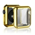 thumbnail image 1 of Allytechgroup for iWatch Series 10 42mm Screen Protector Case, Ultra-Thin Soft TPU Protective Face Cover for iWatch Series 10 42mm, Gold, 1 of 7